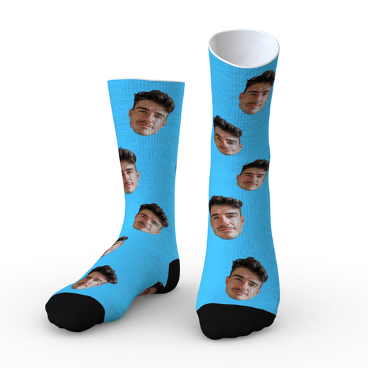 Custom Face Socks With multiple faces 3D Preview