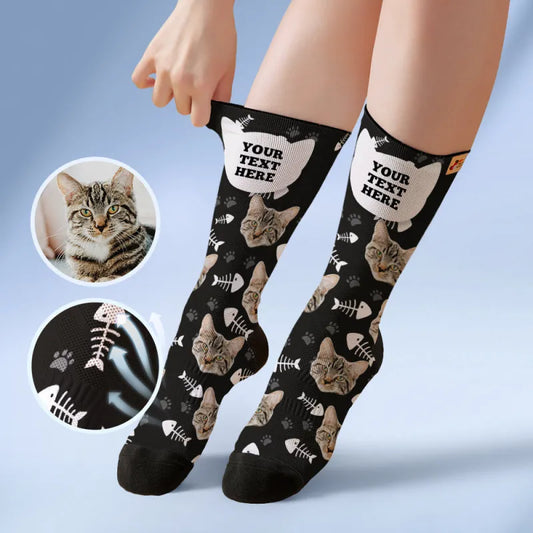 Custom Breathable Soft Face Socks