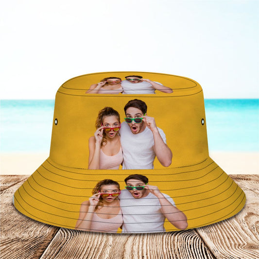 Custom Map Engraving New Material Bucket Hat