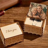 Custom Photo and Text Electronic Music Box