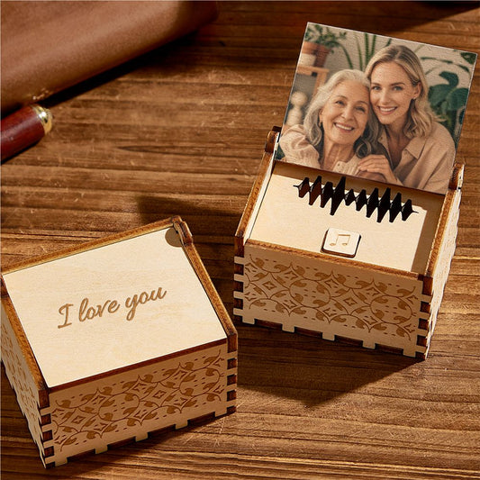Custom Photo and Text Electronic Music Box