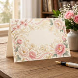 Premium Exquisite Greeting Card | Elegant Blessing Card for All Occasions