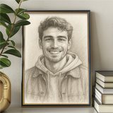 Sketch Art Portrait Photo Frame