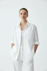 Oversized Button-Down Shirt