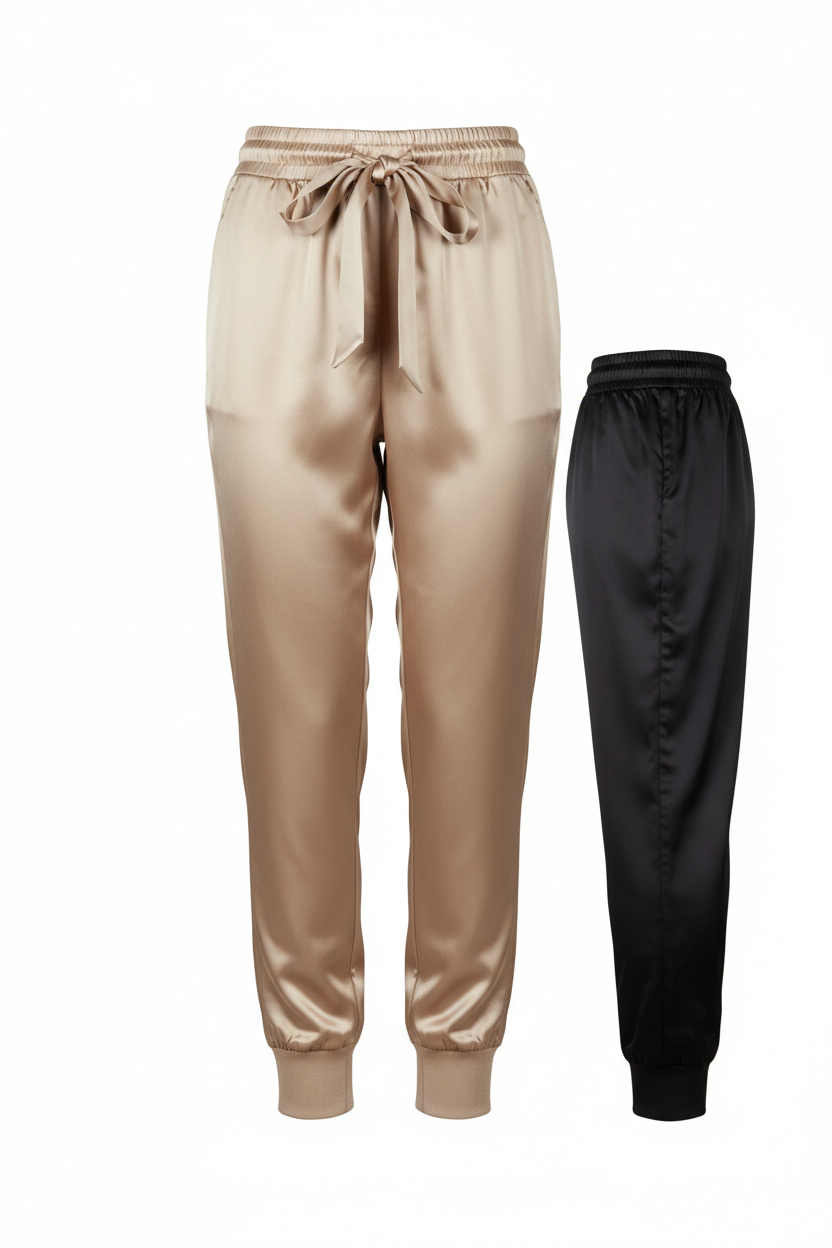 Satin Jogger Pants