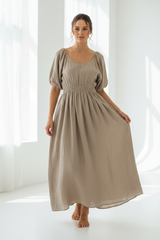 Linen Maxi Dress